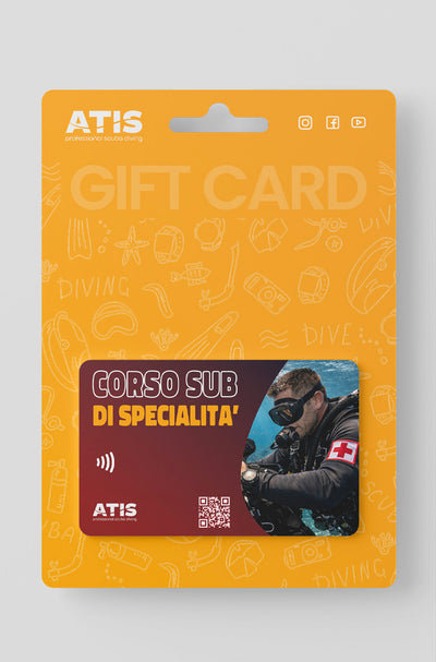 Gift certificate for a specialty course